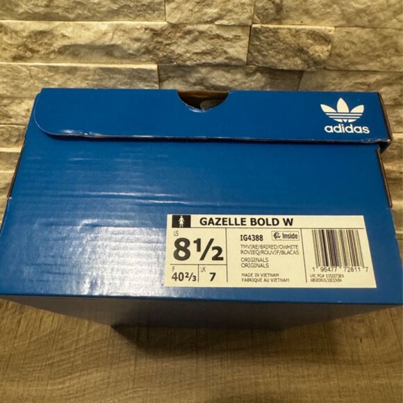 NWT !! - ADIDAS - Original Women's Gazelle BOLD Shoes - SIZE: 8.5 - Picture 7 of 11